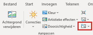 word afbeelding aanpassen ongedaan maken